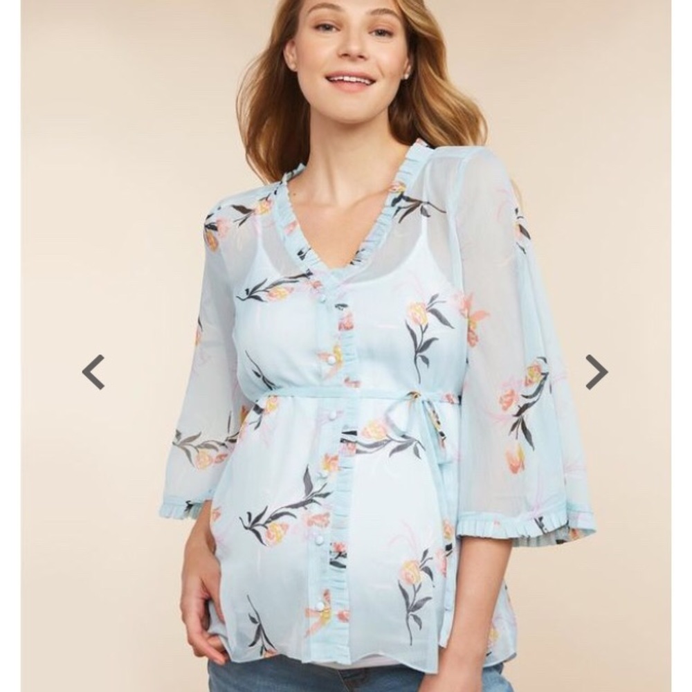 NWT Jessica Simpson Maternity Shirt
